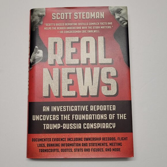 Real News By Scott Stedman Book - Hardcover - Picture 2 of 8